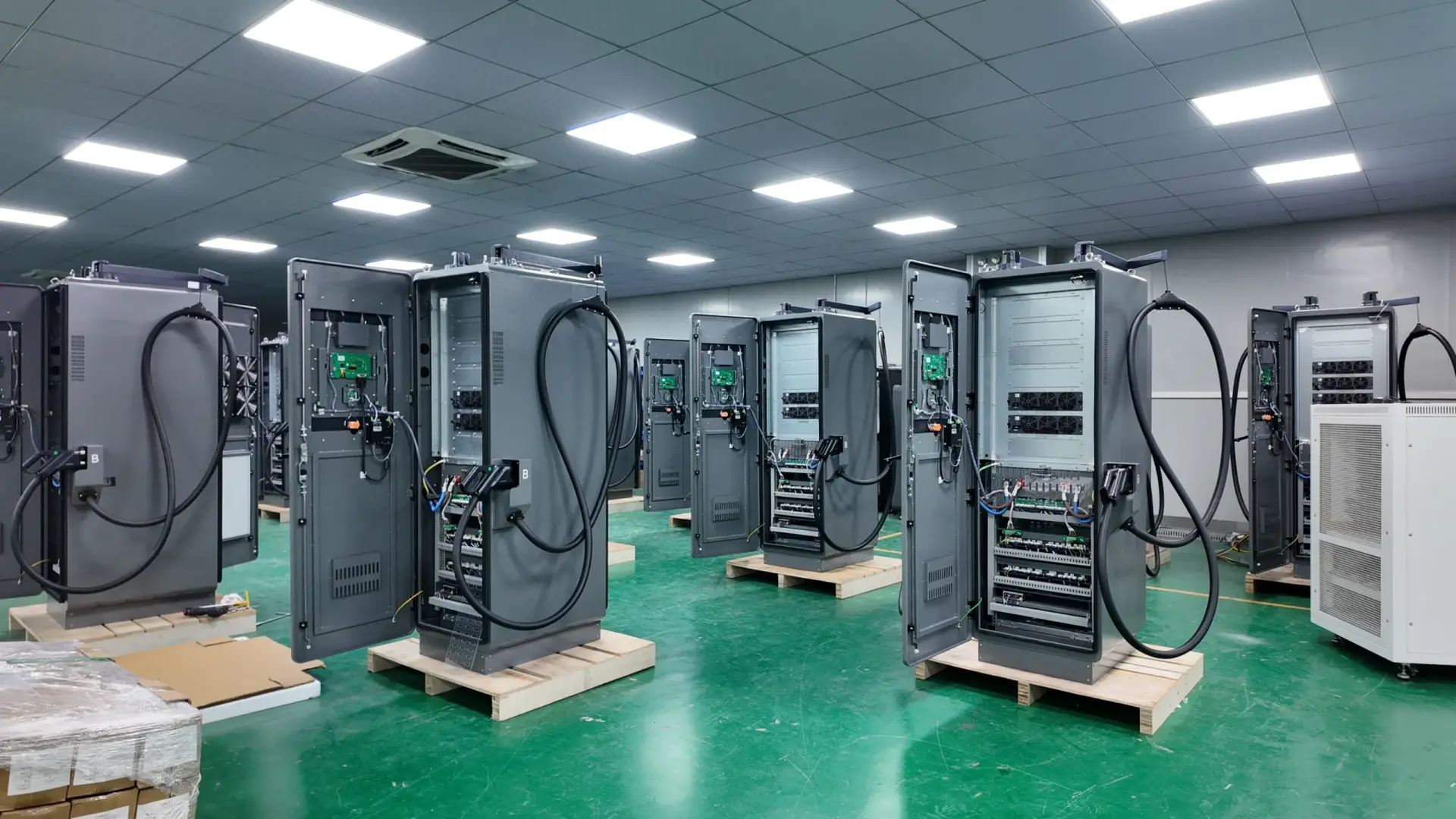 KEVO Power EV charger manufacturing factory