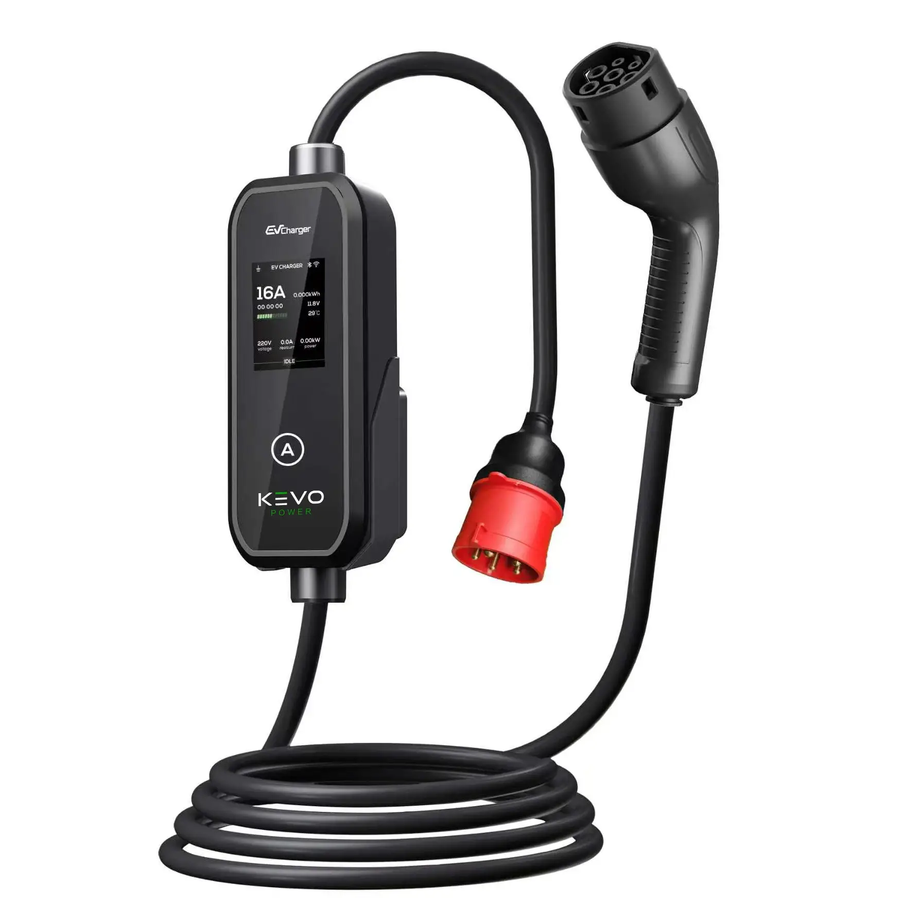 KEVO Power Portable AC EV Charger KP-A11S-I