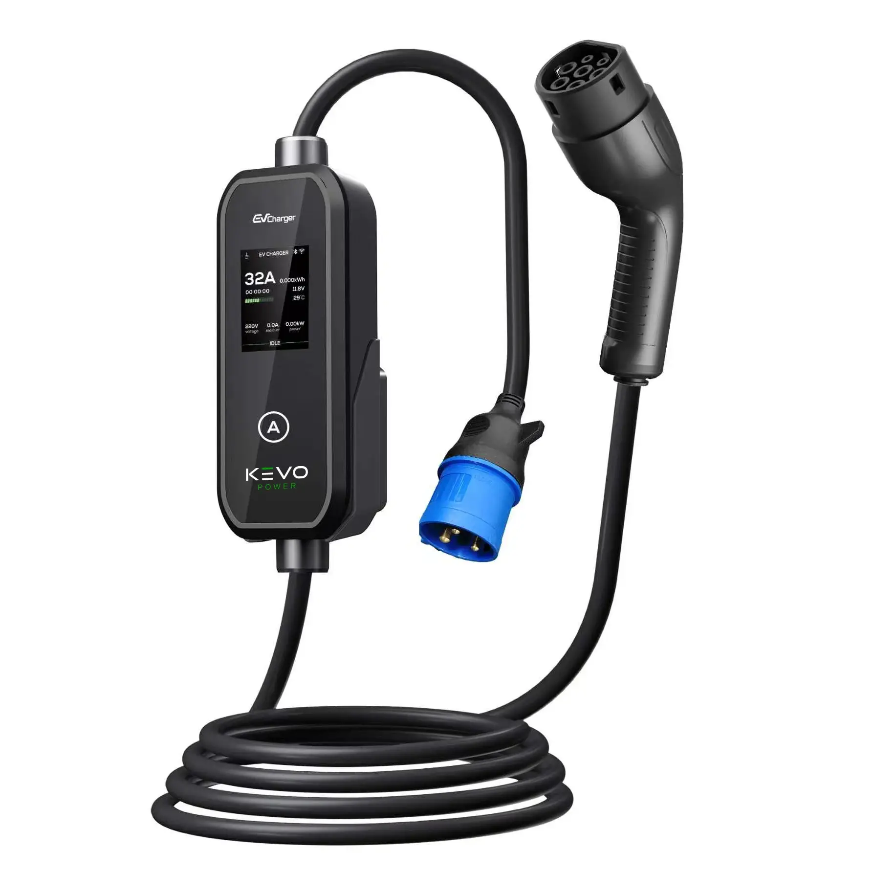 KEVO Power Portable AC EV Charger KP-A7S-I