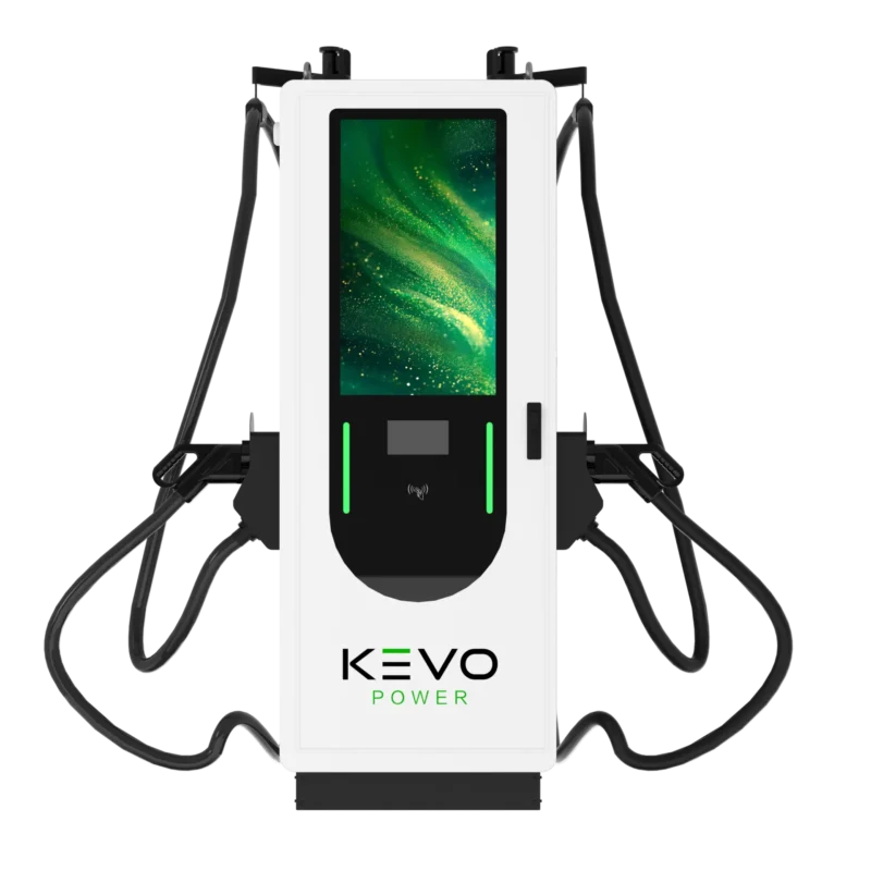DC Series VIII 60KW 80KW 120KW 160KW 180KW 240KW EV Charger with 32-inch Advertising Screen